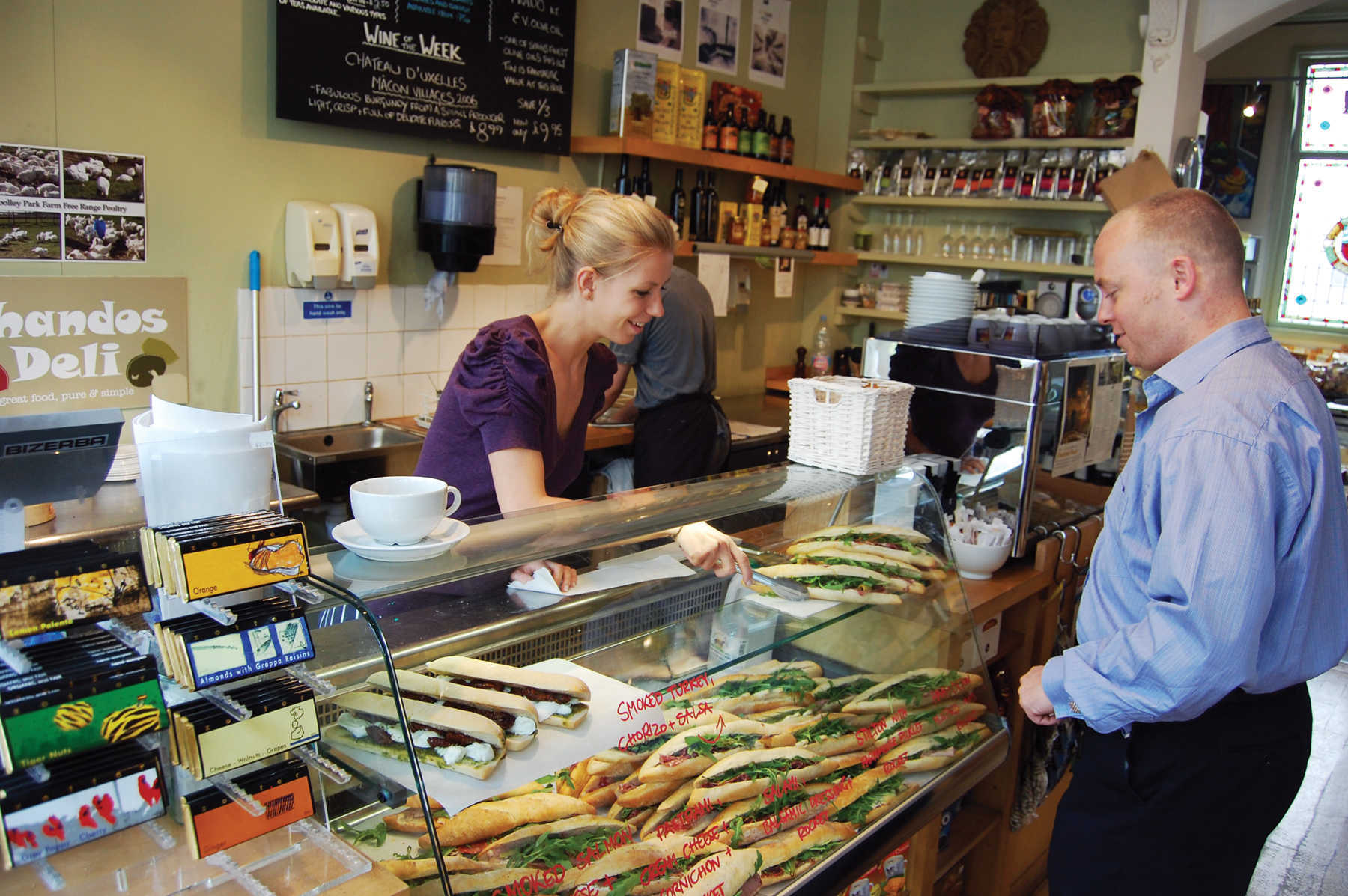 Deli in Bath, England