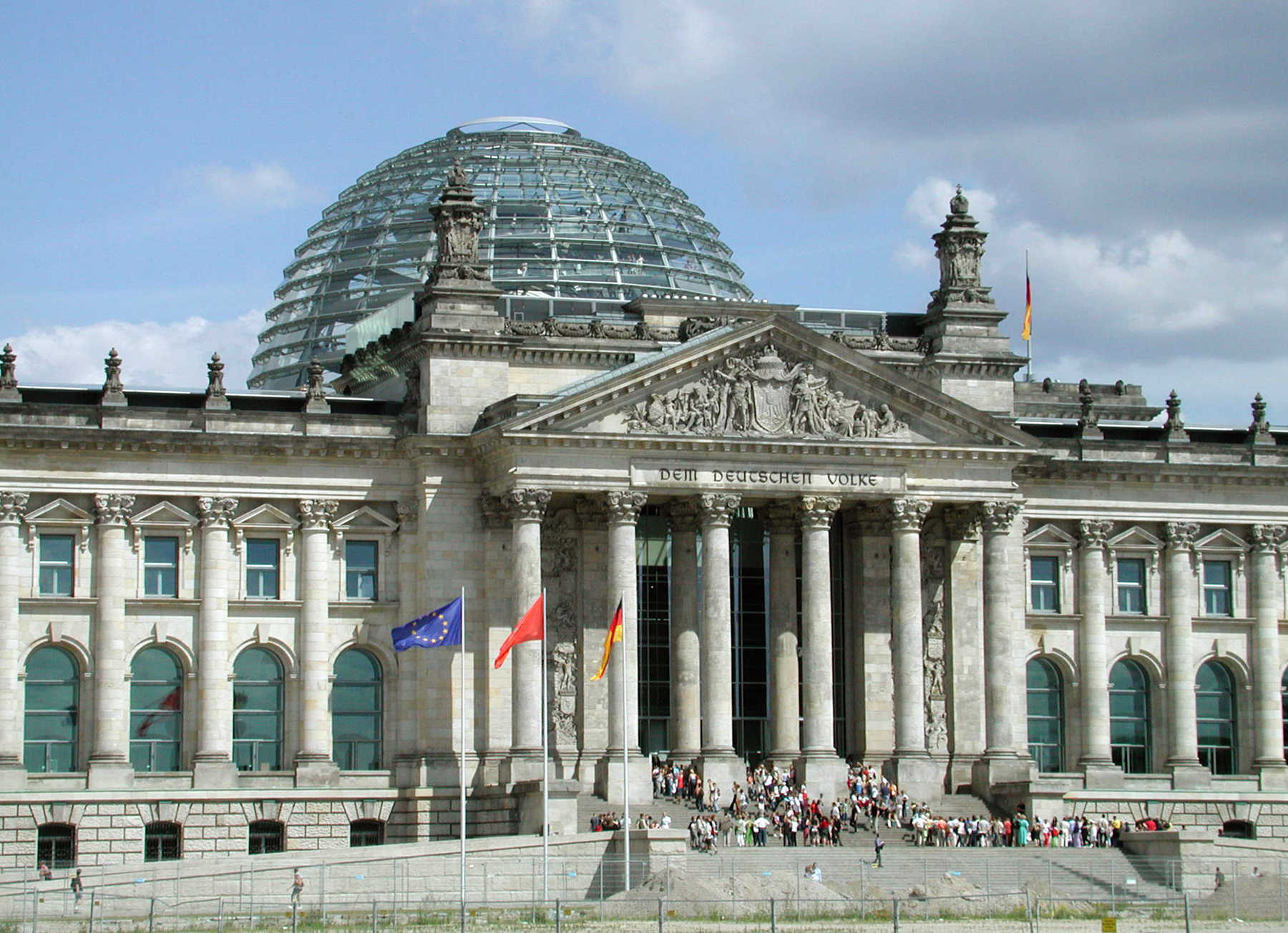 Reichstag Exterior, Berlin, Germany
