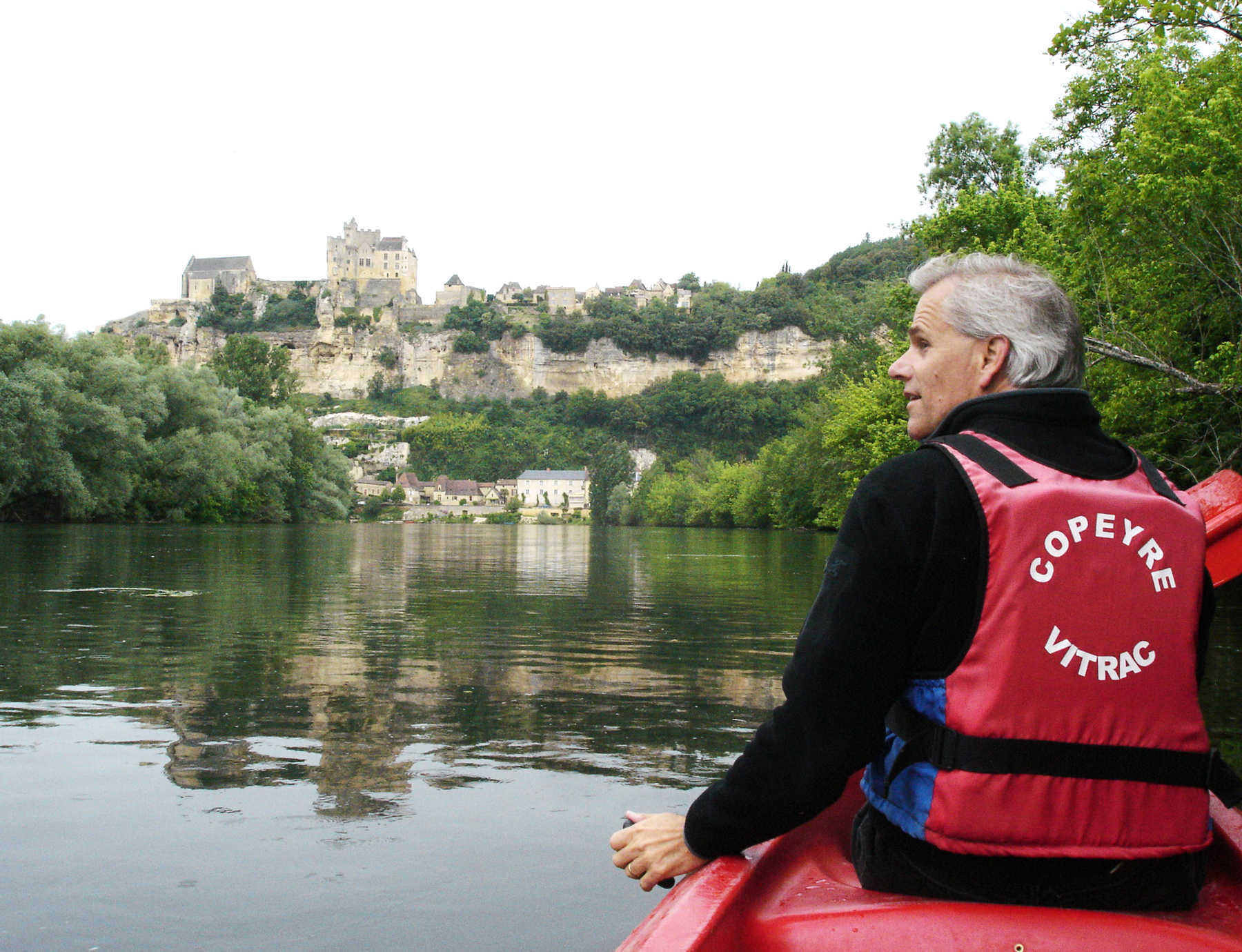 Kayaking at Beynac, Dordogne, France