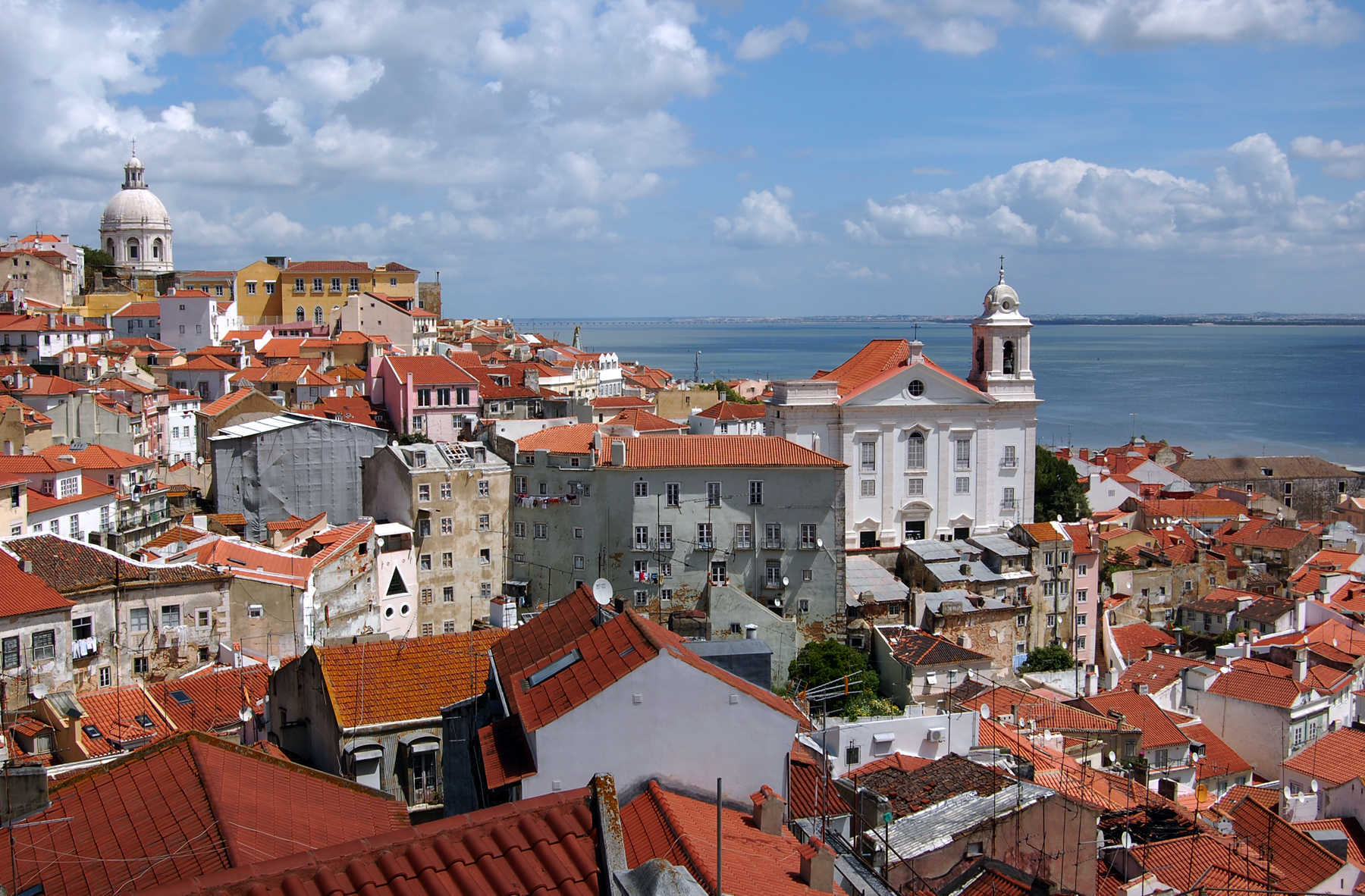 Alfama Roofs, Lisbon, Portugal