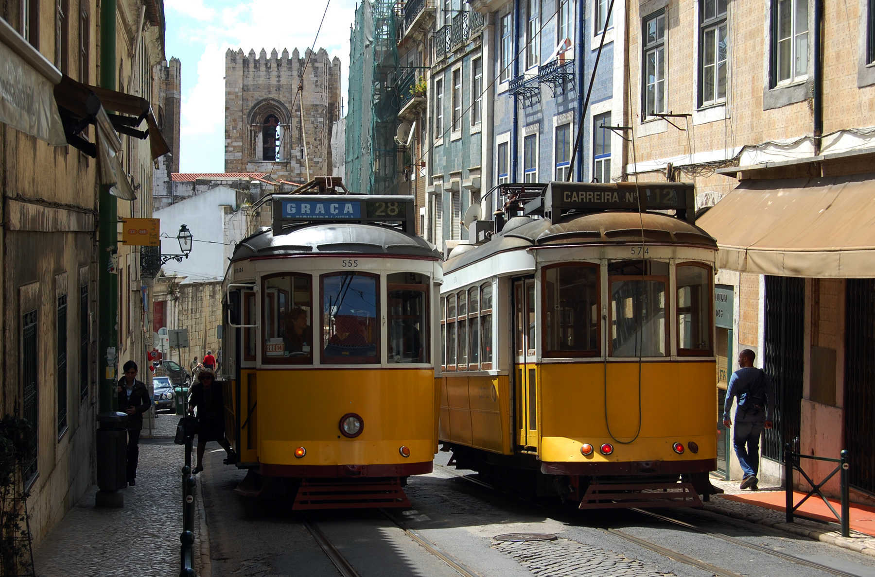 Streetcars, Lisbon, Portugal