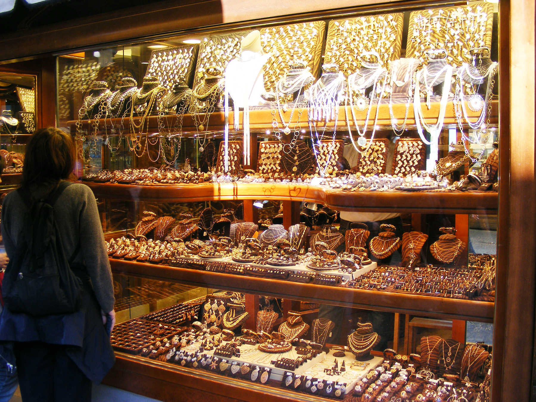 Jewelry Display, Florence, Tuscany, Italy