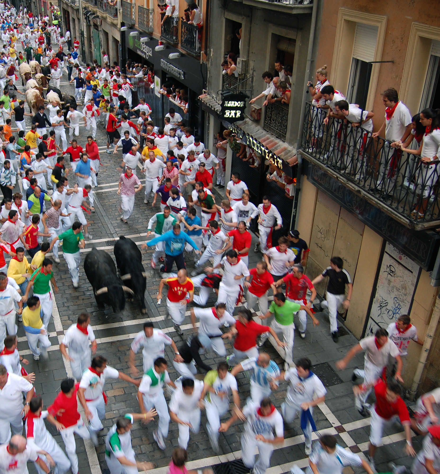 Running of the Bulls, Pamplona, Spain