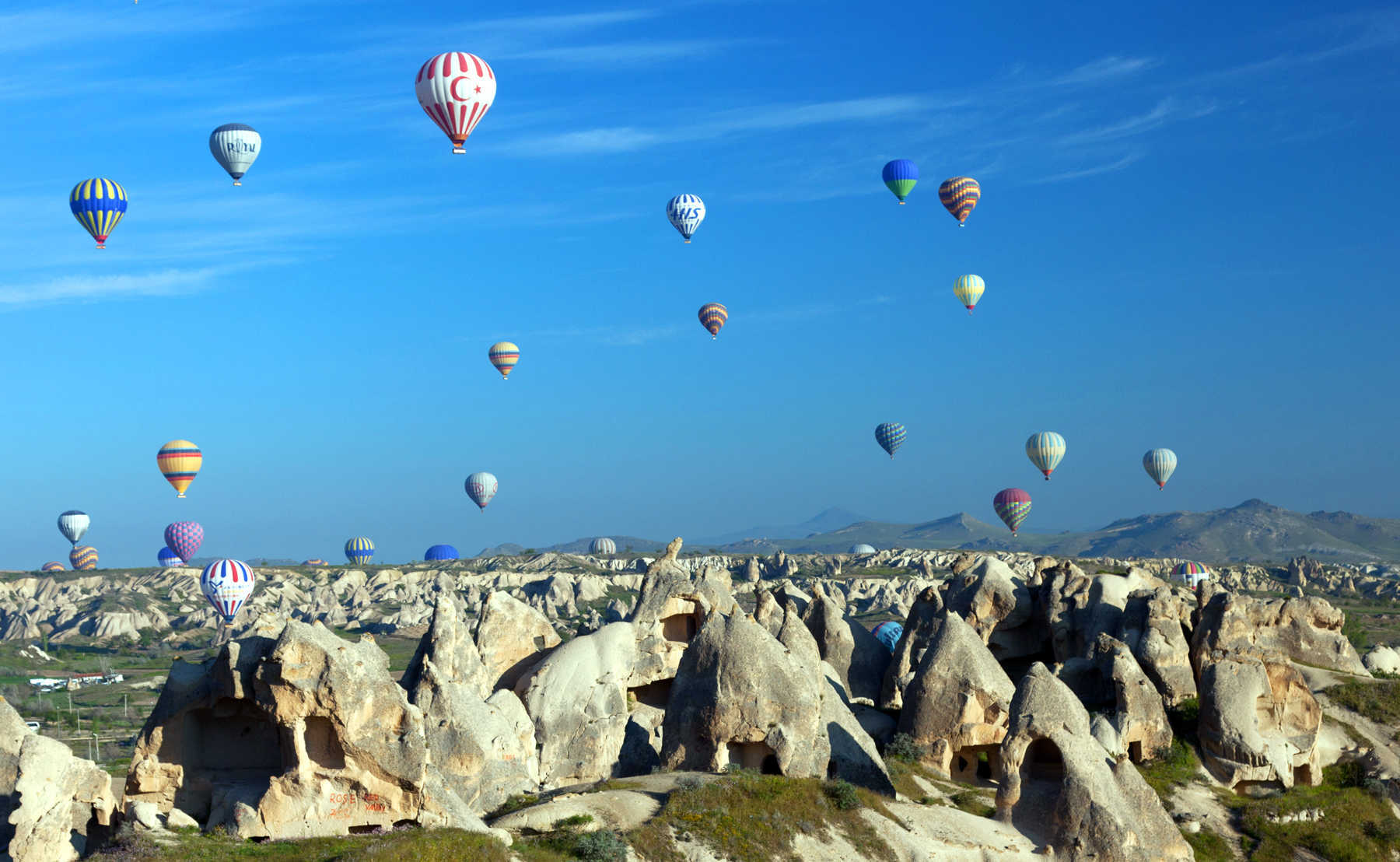 Balloons over Cappadocia