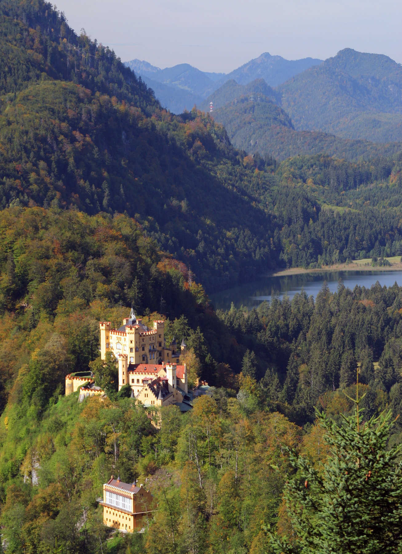 Hohenschwangau Castle Setting, Bavaria, Germany