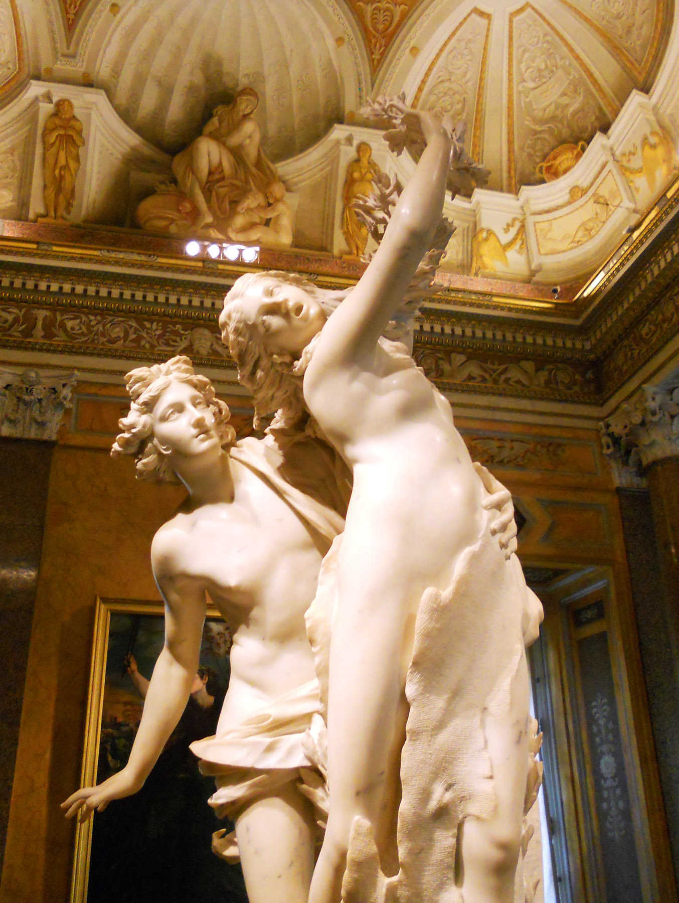 Apollo and Daphne by Bernini, Villa Borghese, Rome Italy