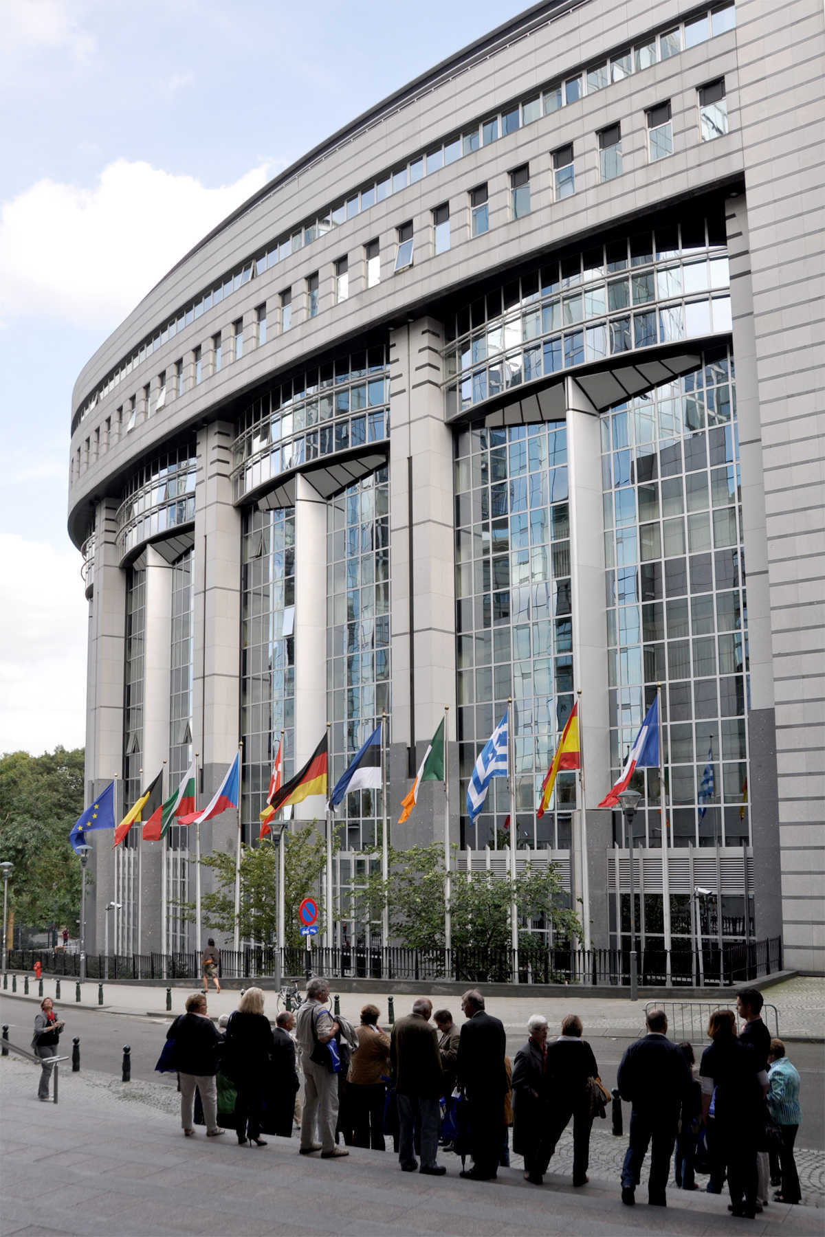 European Parliament Exterior, Brussels, Belgium