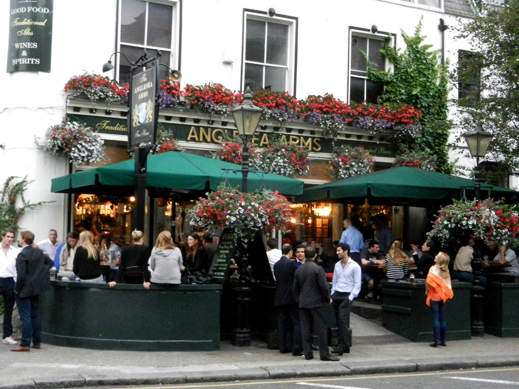 Anglesea Arms Pub Exterior, London, England