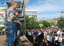 Rick Steves at Hempfest in Seattle