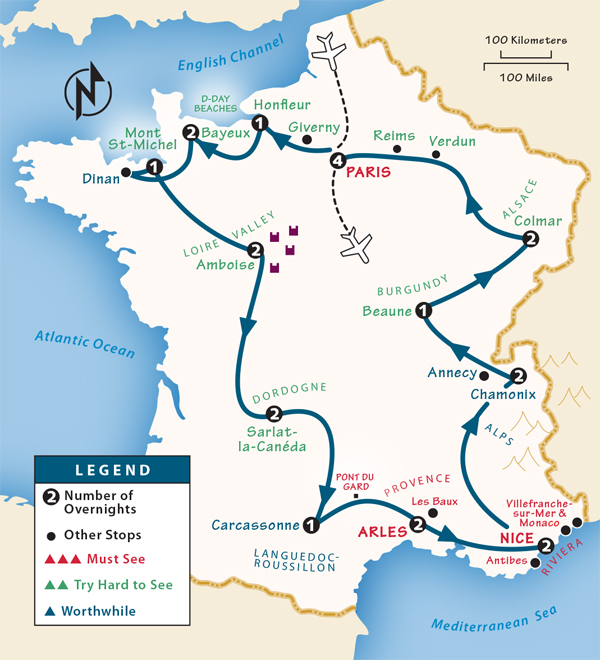 Madison Bane Halvkreds France Itinerary: Where to Go in France by Rick Steves