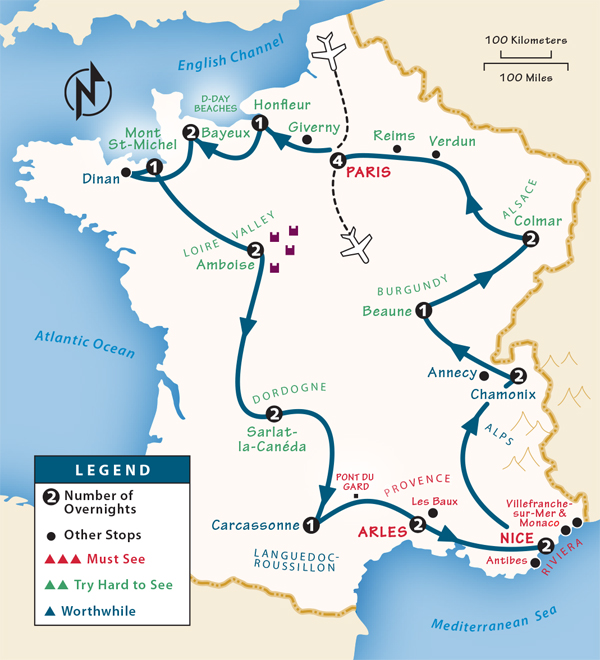 Pompeji valgfri Afledning France Itinerary: Where to Go in France by Rick Steves