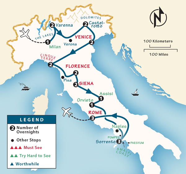 Italy Itinerary Where To Go In Italy By Rick Steves