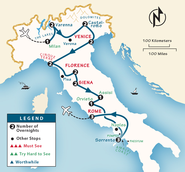 Italy Itinerary Where to Go in Italy by Rick Steves