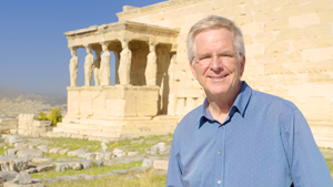 Rick Steves at the Acropolis