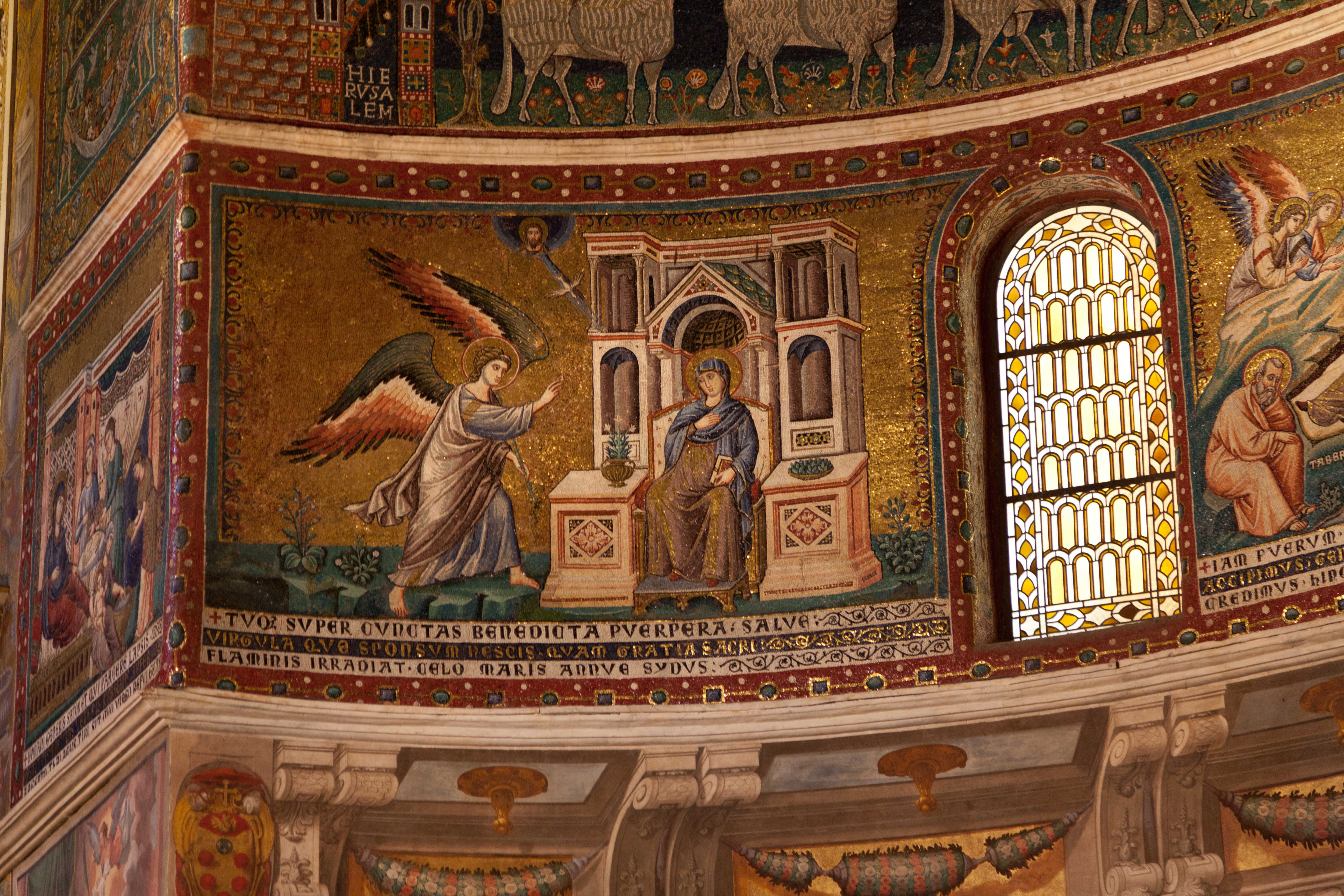 Mosaics in the Church of Santa Maria in Trastevere