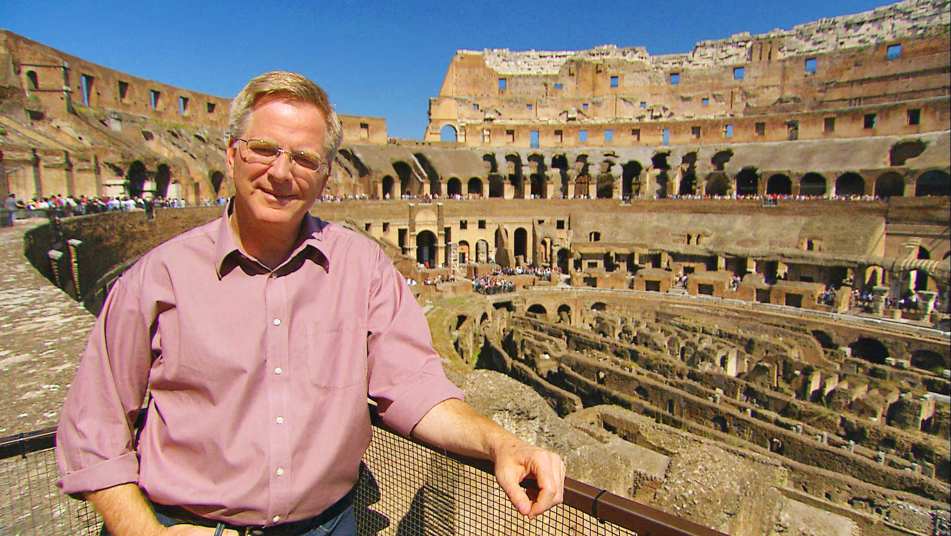 Rick inside the Colosseum