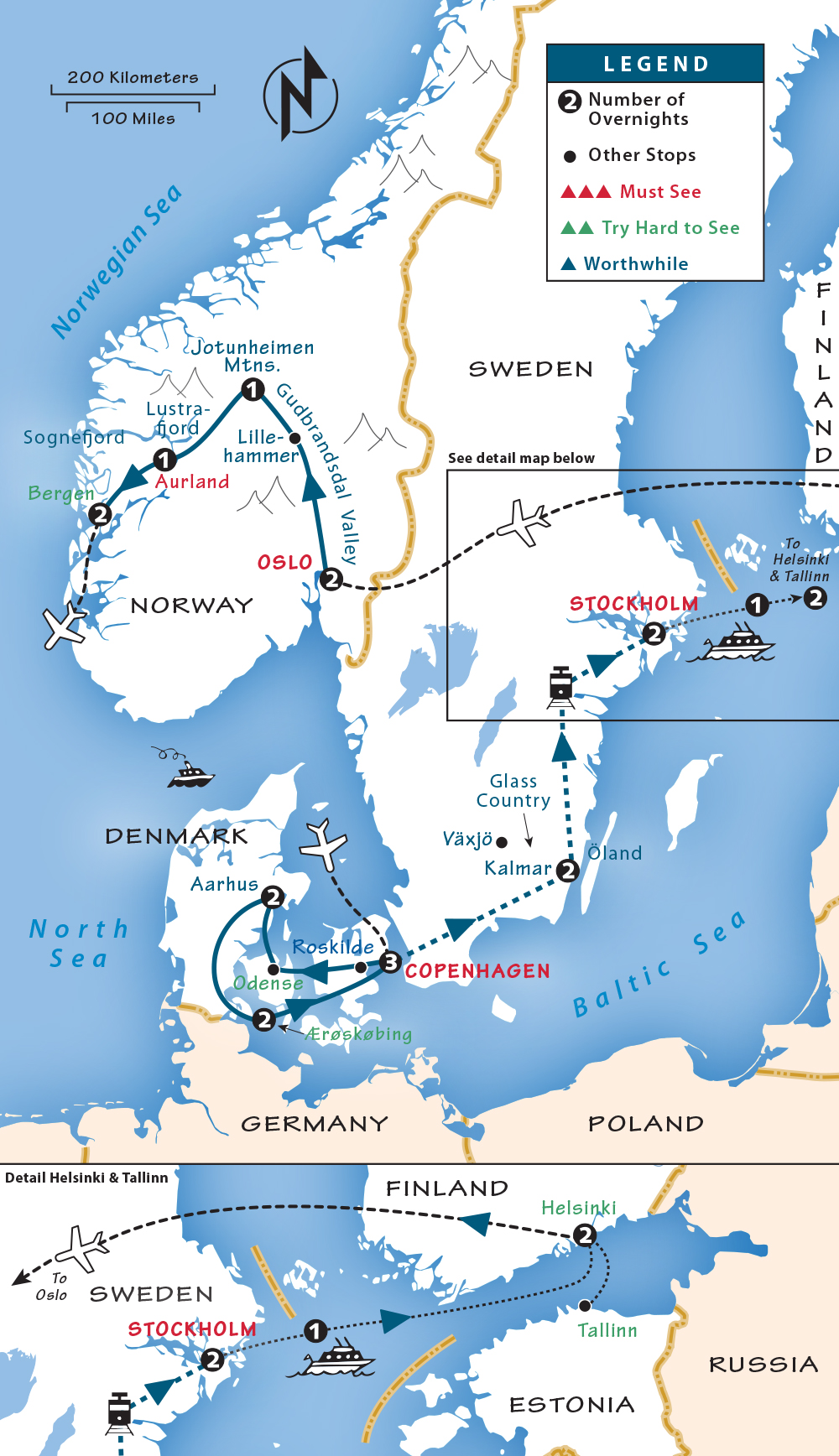 Scandinavia Itinerary: Where to Go in Scandinavia by Rick Steves