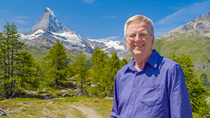 Rick with Switzerland's iconic Matterhorn