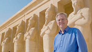 Rick at the Mortuary Temple of Hatshepsut near Luxor, Egypt